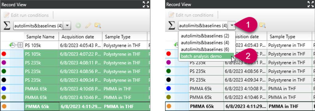 batch analysis